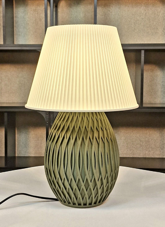 LED Dimmable Olive Green Luxury Modern Table Lamp