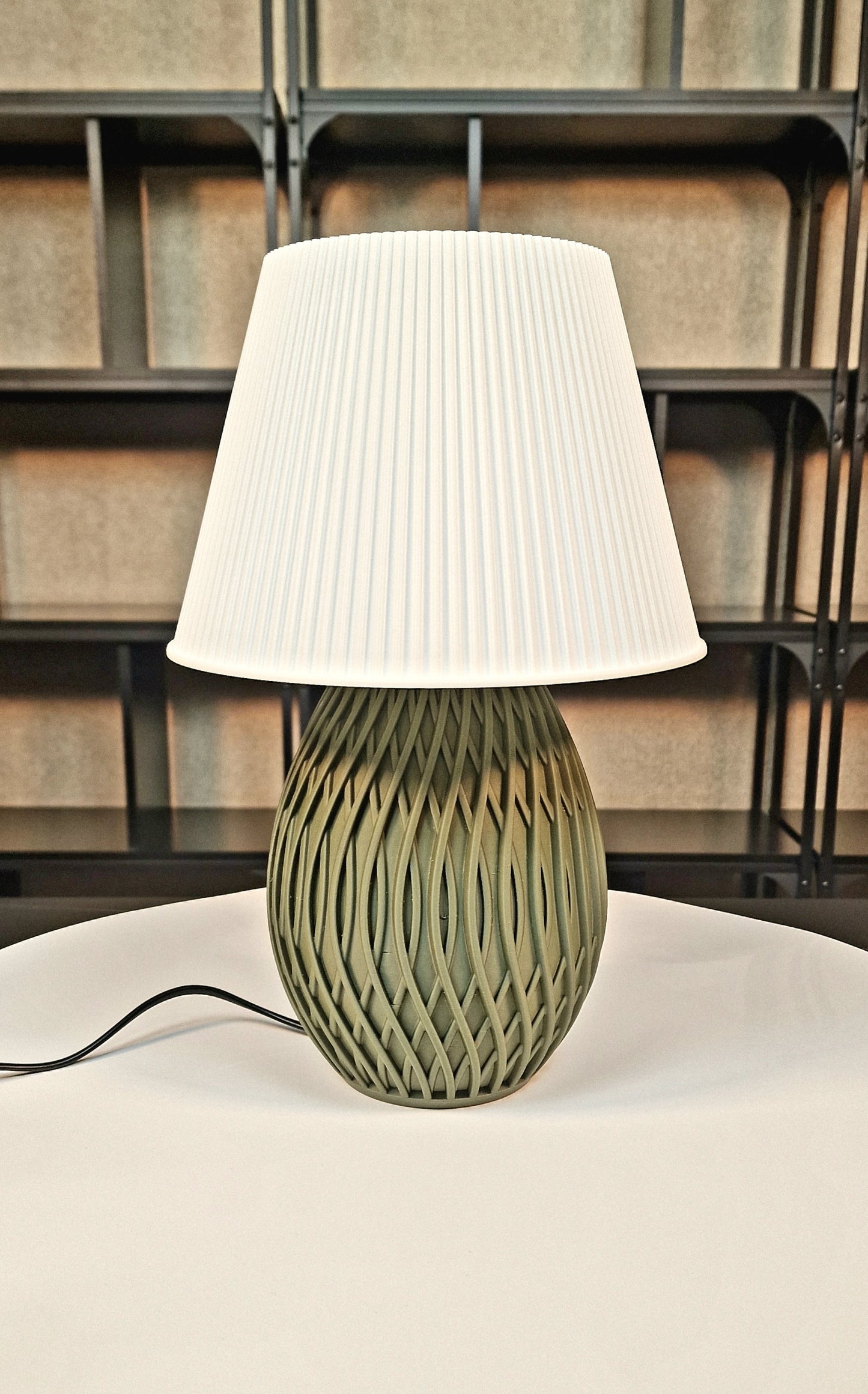 LED Dimmable Olive Green Luxury Modern Table Lamp