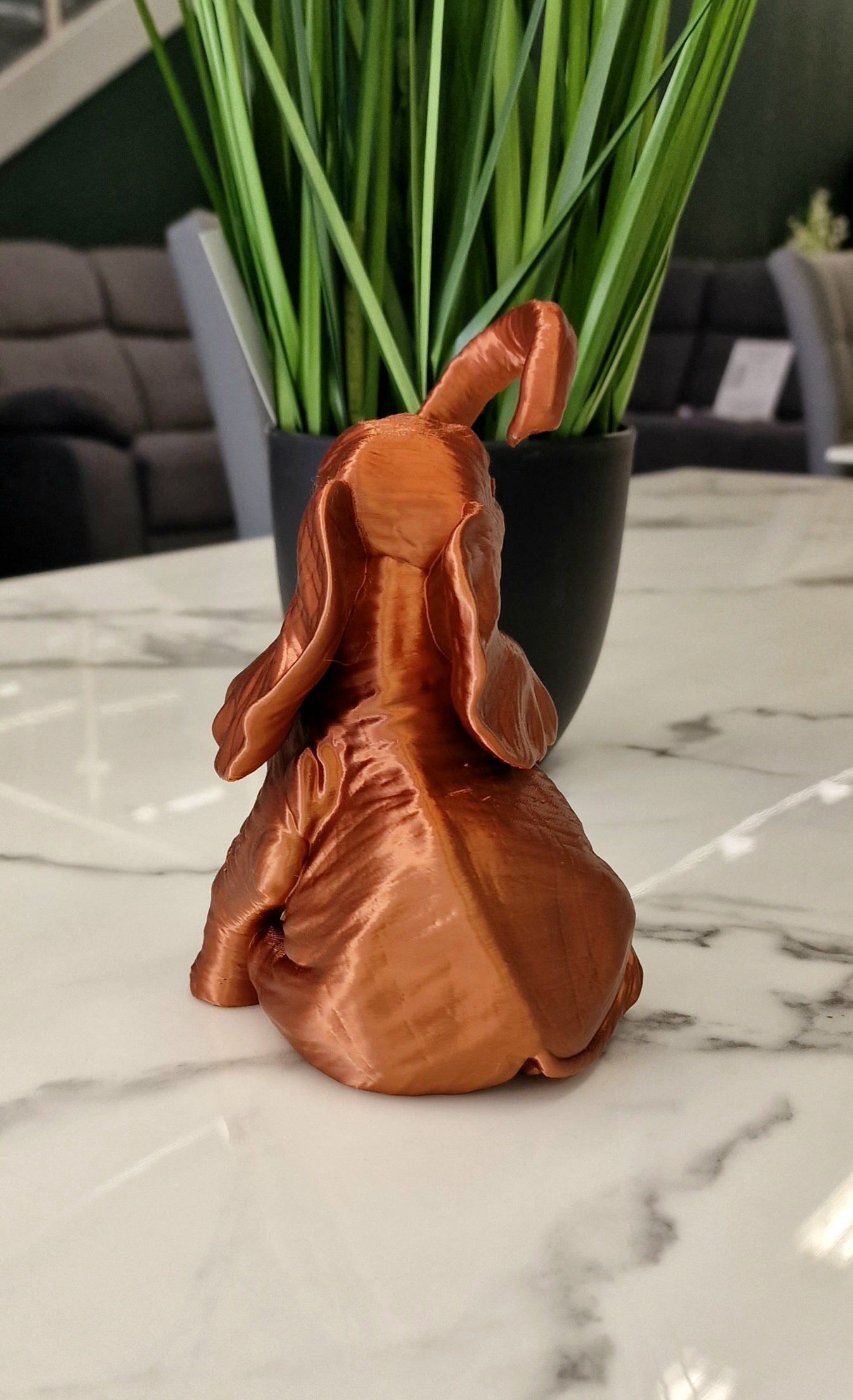 3D Printed Elephant Figurine – Majestic Decorative Sculpture Ornament