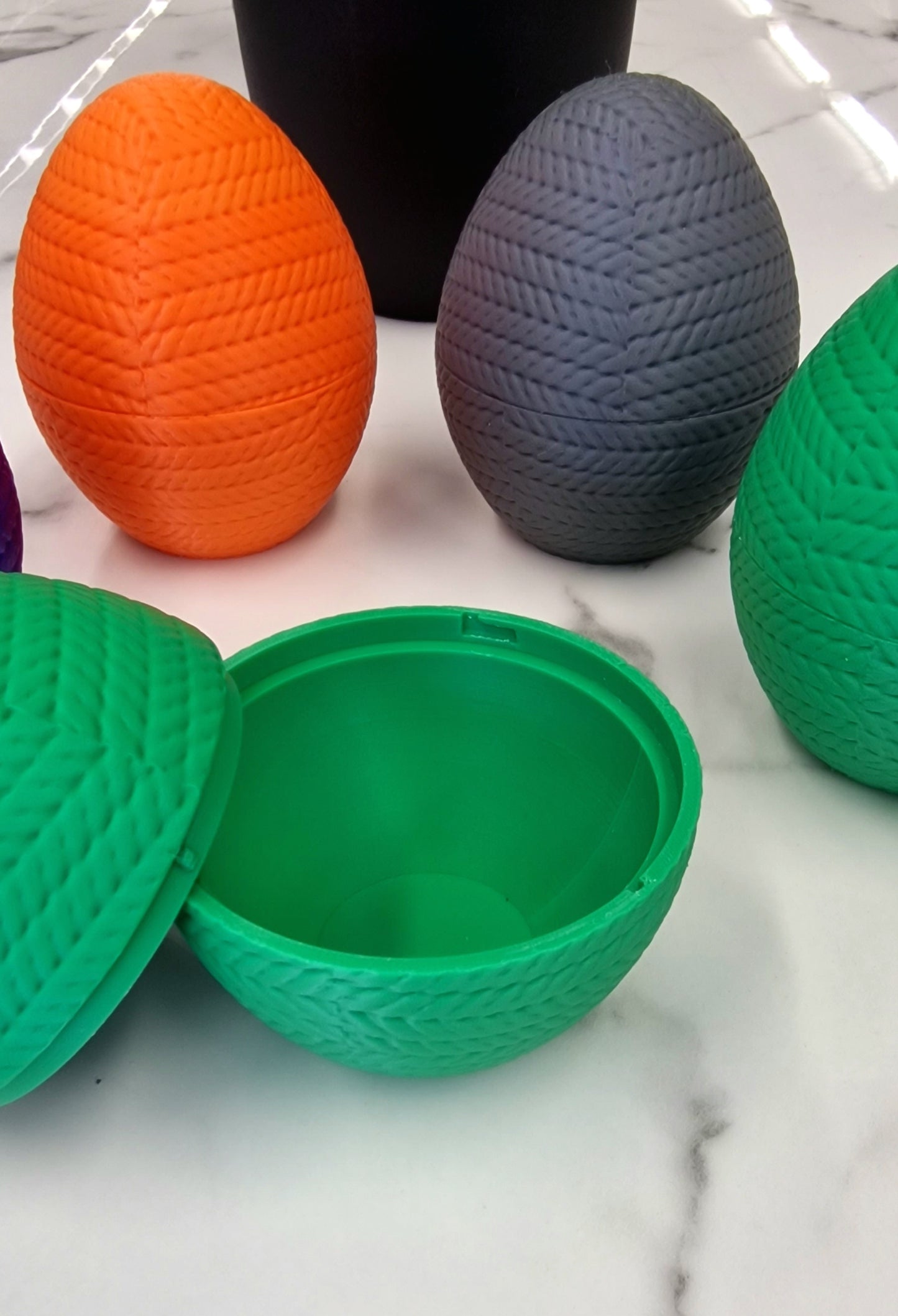 3D Printed Crocodile Knitamal – Knitted-Style PLA Crocodile Figure