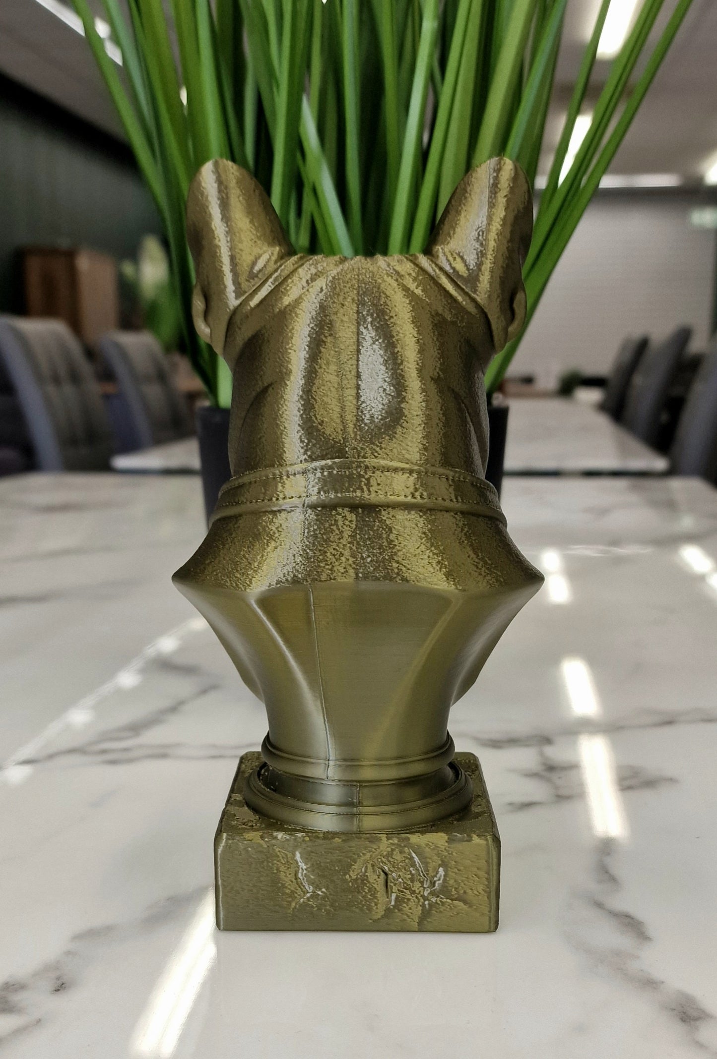 3D Printed French Bulldog Bust – Stylish Frenchie Sculpture for Dog Lovers & Home Décor