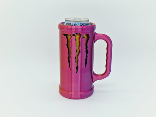 Monster Energy Drink Holder – 500ml Can Holder Red Gold Purple