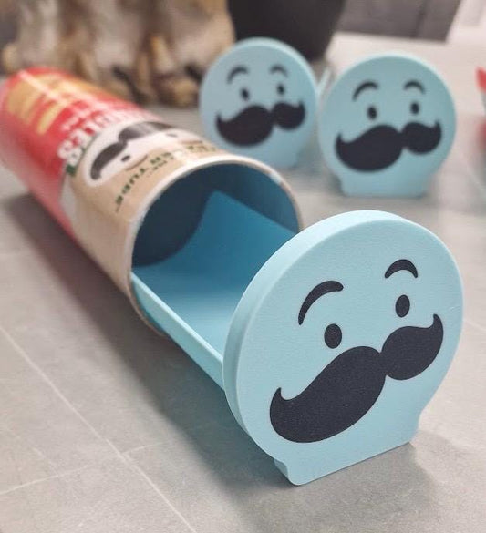 Pringles Top Stack Holder Tray – Blue | Keeps Crisps Fresh | Salt & Vinegar Snack Accessory