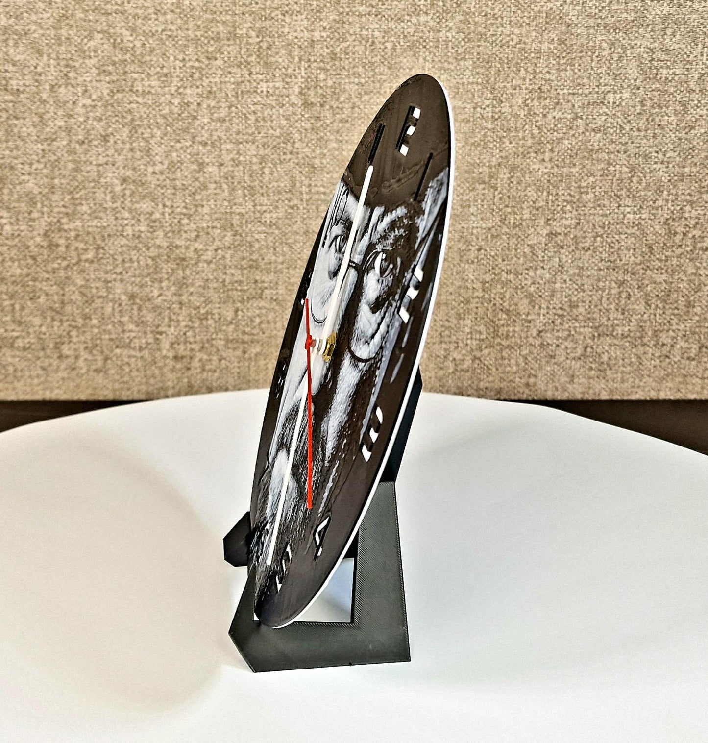 Walter White Heisenberg Wall Clock | 3D Printed PLA | Breaking Bad Tribute | Unique Home Decor | UK Handmade Gift