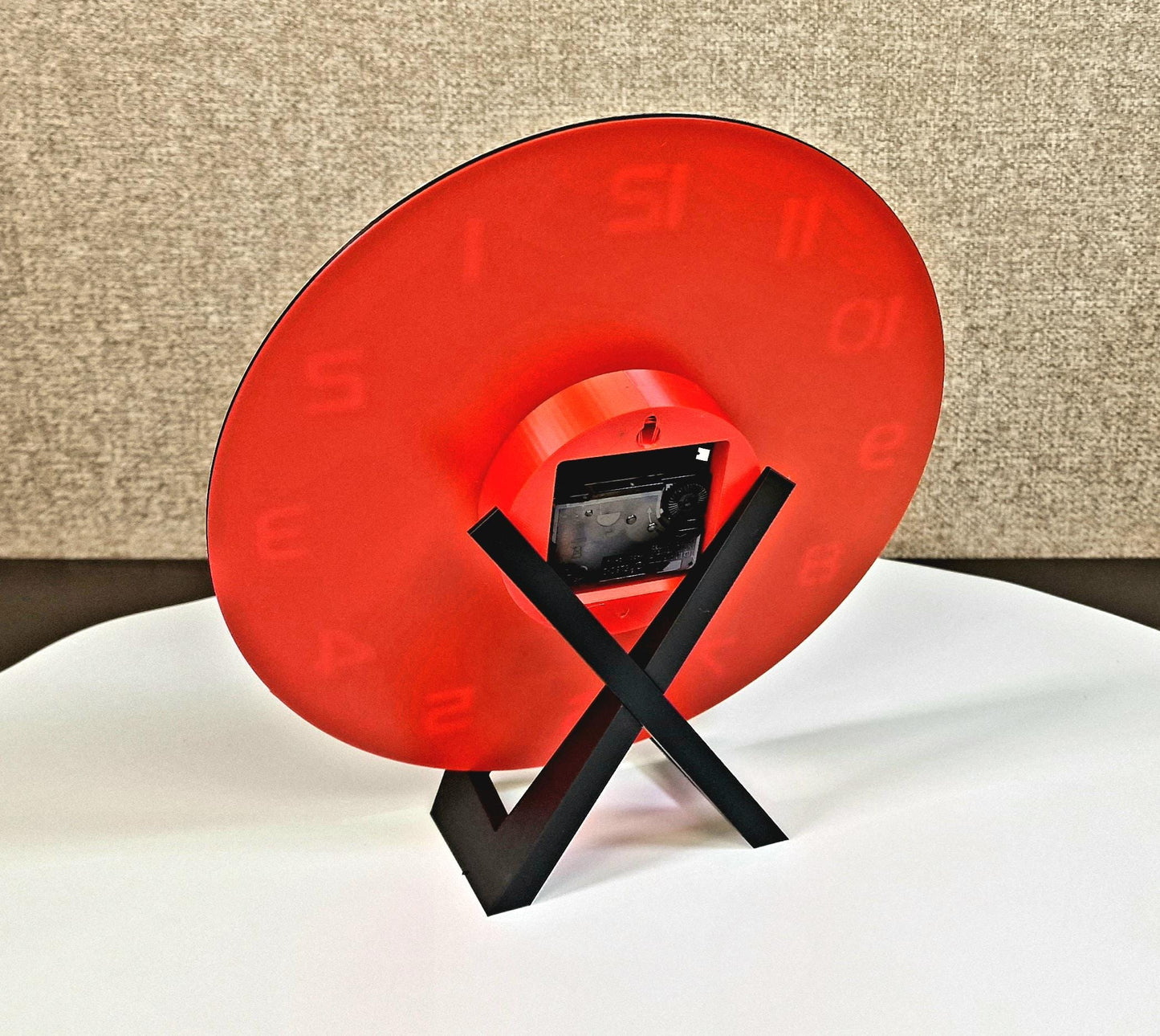 Harley Quinn 3D Printed Wall Clock | Comic Villain Decor | Handmade UK Gift | PLA Material | Silent Quartz Movement