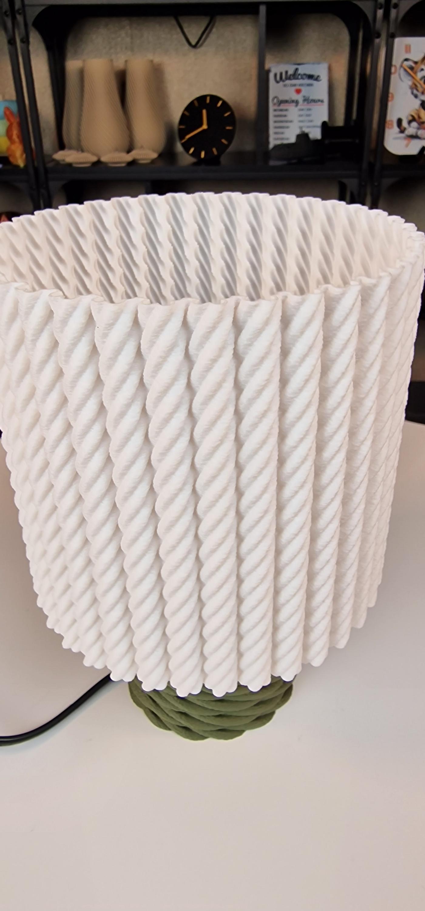 Rope Effect Table Lamp With Dimmable LED Bulb For Home Decor