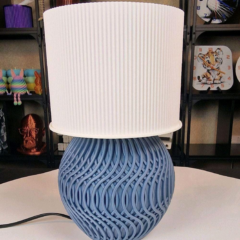 Jade Blue Modern Luxury Table Lamp with LED Dimmable Bulb For Home Decor