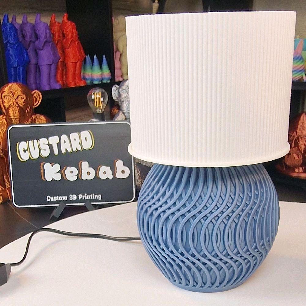 Jade Blue Modern Luxury Table Lamp with LED Dimmable Bulb For Home Decor