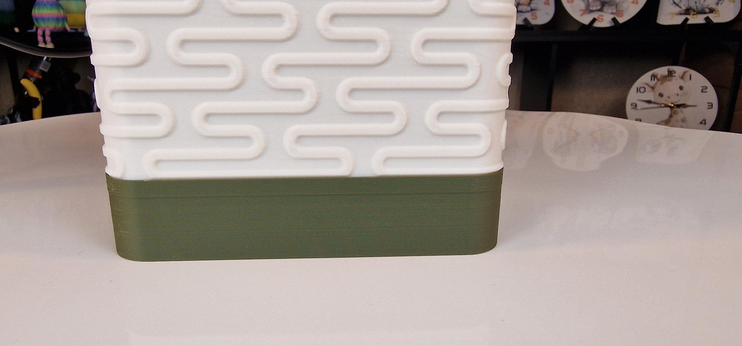 Retro Curve Lamp With Dimmable LED Bulb For Home Decor Olive Green Base