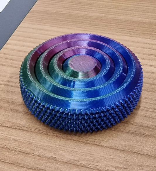 Multicoloured Gyroscopic Tyre Fidget Spinner