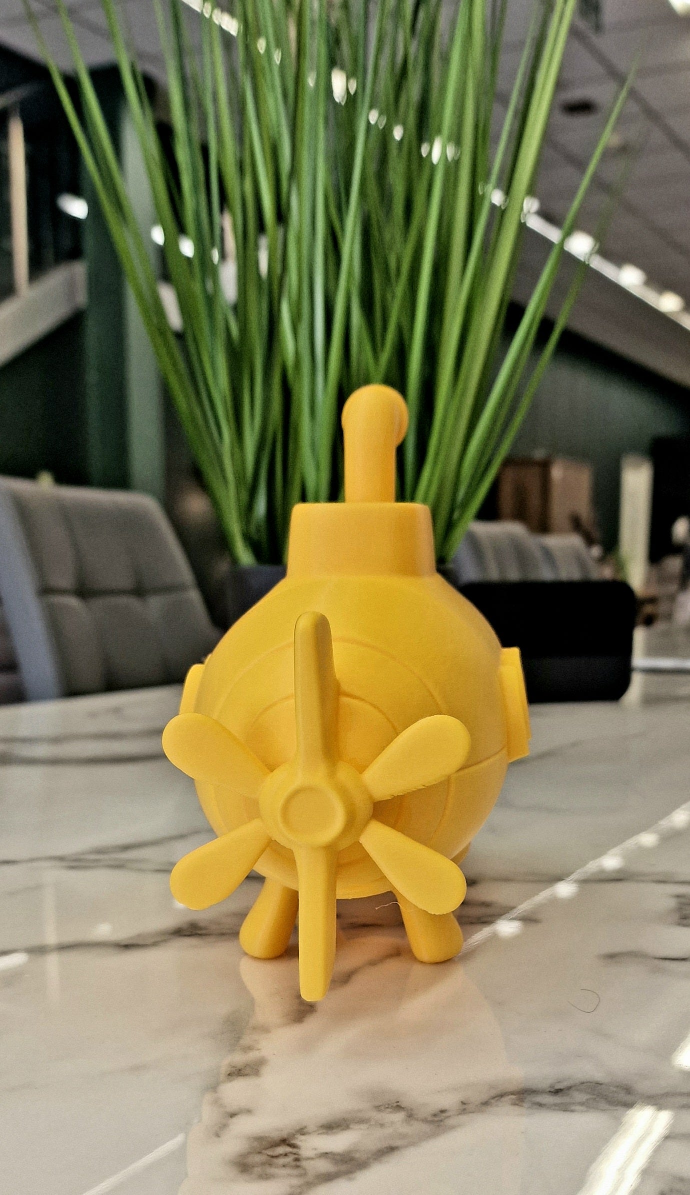 3D Printed Yellow Submarine Money Box – Fun & Quirky PLA Coin Bank