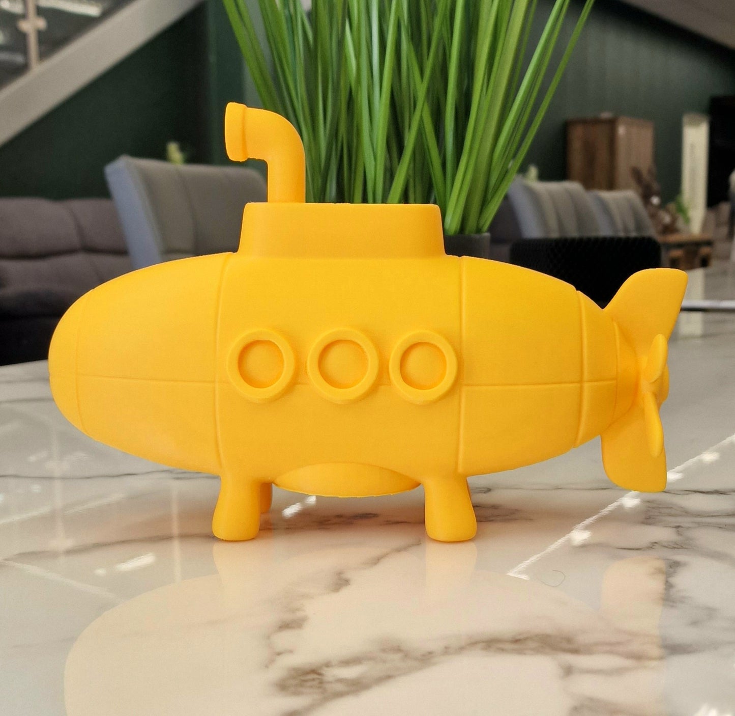 3D Printed Yellow Submarine Money Box – Fun & Quirky PLA Coin Bank