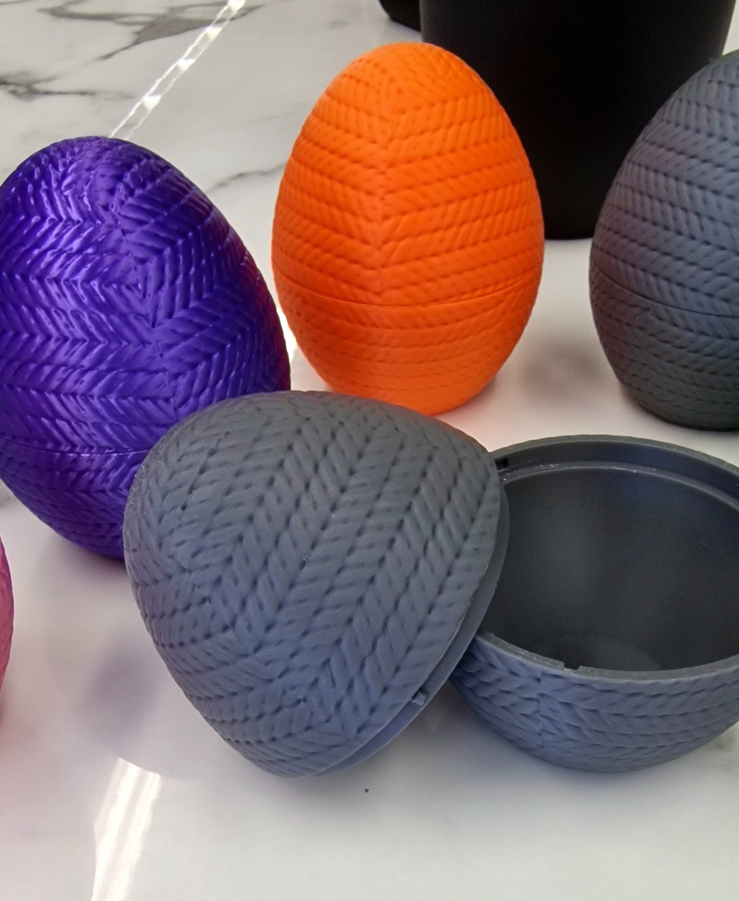 3D Printed Small Monkey Knitamal – Knitted-Style PLA Monkey Figure