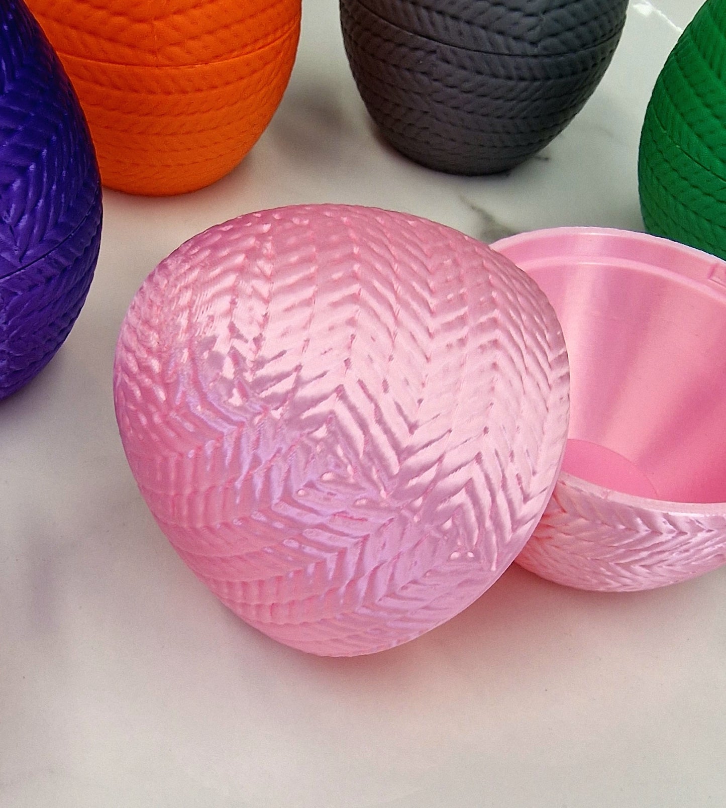 3D Printed Pig - Adorably Knitted-Look Animal Figures in PLA