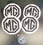 MG Coaster & Keyring Gift Set – 3D Printed Desk & Home Accessories (Black & White)