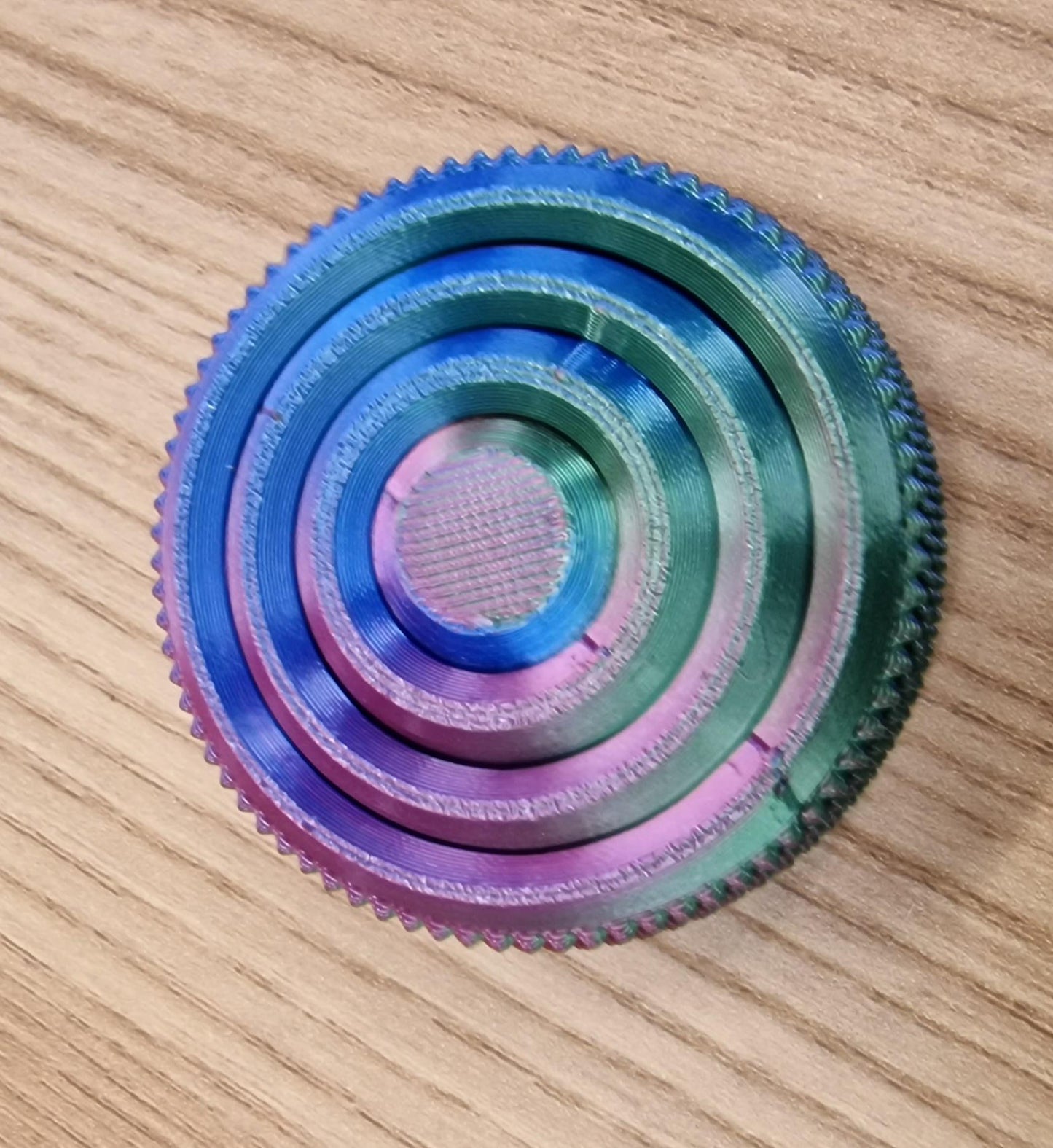 Multicolour 3D Printed Gyroscopic Fidget Toy | Stress Relief Spinner | Sensory Desk Gadget | Unique Gift for All Ages