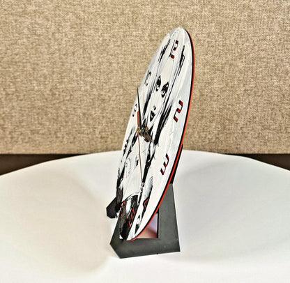 Harley Quinn 3D Printed Wall Clock | Comic Villain Decor | Handmade UK Gift | PLA Material | Silent Quartz Movement