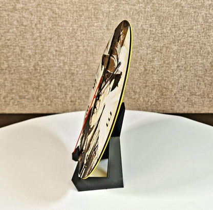 Indiana Jones 3D Printed Wall Clock | Adventure Movie Decor | Handmade Gift | Silent Quartz | PLA Material