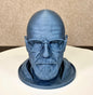 Walter White Bust | Breaking Bad Bryan Cranston Headphone Holder | TV Show Collectible | Heisenberg Fan Gift | 3D Printed