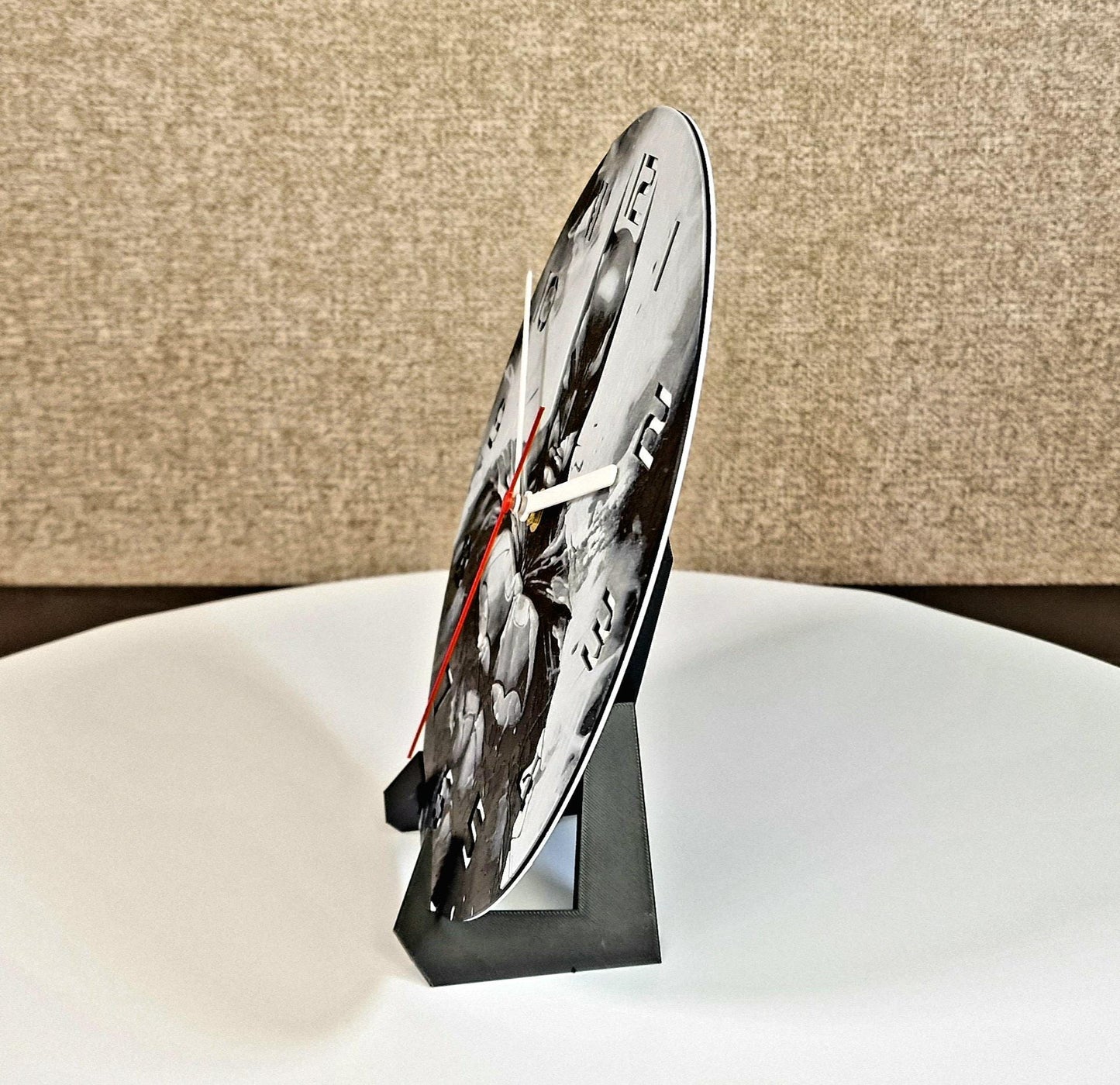 Batman 3D Printed Wall Clock | Gotham Hero Decor | PLA Material | Silent Quartz Movement | Handmade UK Gift