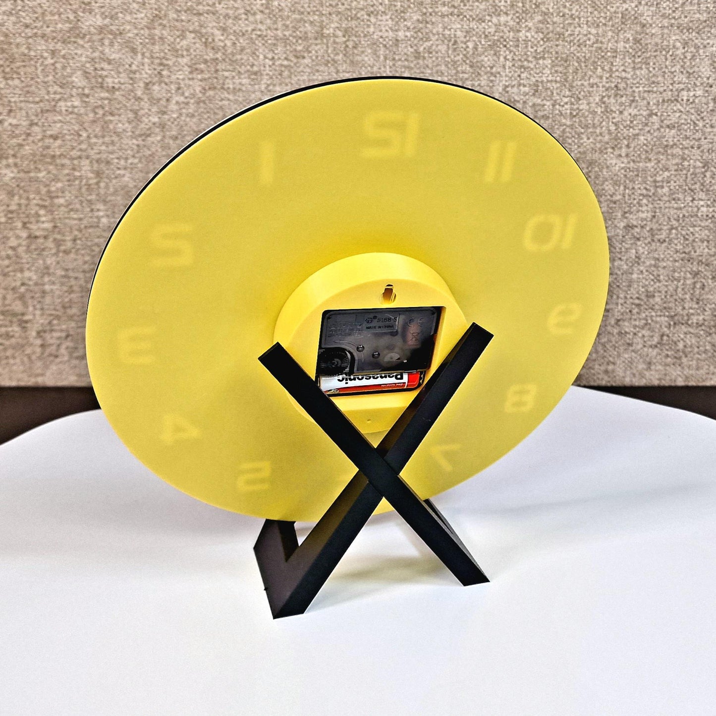 Indiana Jones 3D Printed Wall Clock | Adventure Movie Decor | Handmade Gift | Silent Quartz | PLA Material