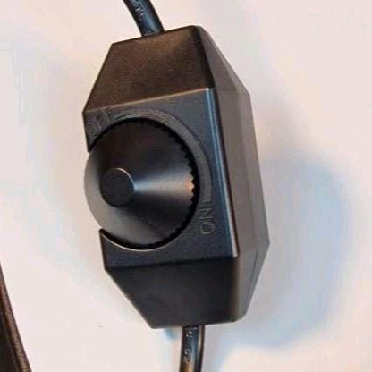 Black and White Bullet Table Lamp with LED Bulb - Perfect for Home Lighting