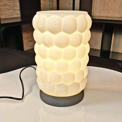 Raspberry dimmable LED Table Lamp with Dark Grey Base