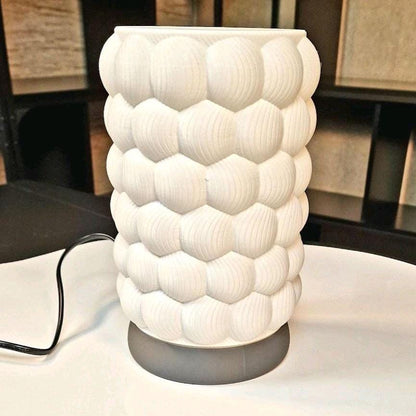 Raspberry dimmable LED Table Lamp with Dark Grey Base