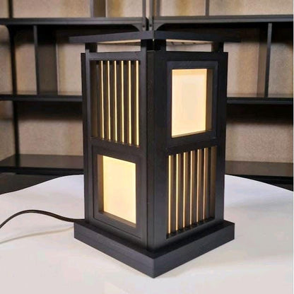 Japanese Ido Style Table Lamp With Dimmable LED Bulb