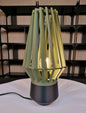 LED Twist Table lamp Olive Green With black base