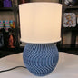 Jade Blue Modern Luxury Table Lamp with LED Dimmable Bulb For Home Decor