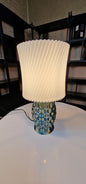 Olive Green Pineapple Table Lamp With Dimmable LED Bulb