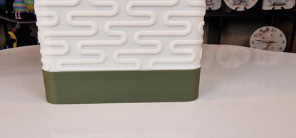 Retro Curve Lamp With Dimmable LED Bulb For Home Decor Olive Green Base